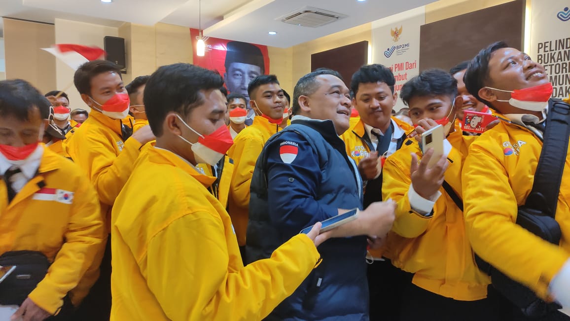 BP2MI lepas pekerja migran Indonesia ke Korea Selatan BP2MI lepas pekerja migran Indonesia ke Korea Selatan