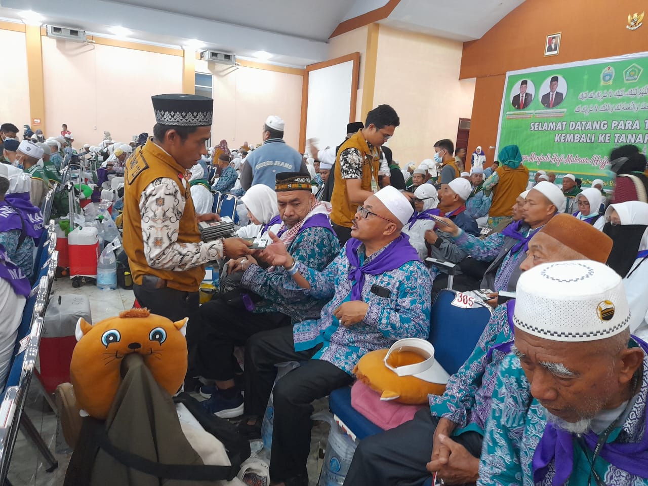 Seluruh jemaah haji Kloter 3 Sumut kembali ke Tanah Air Seluruh jemaah haji Kloter 3 Sumut kembali ke Tanah Air