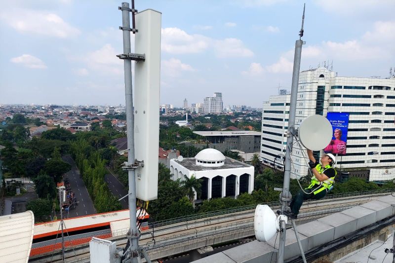 Sinyal 4G XL Axiata tersedia di seluruh jalur LRT Jabodebek