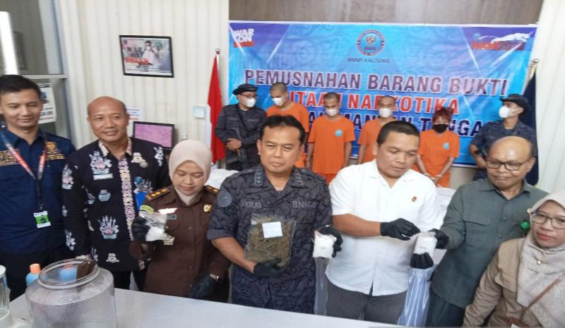 BNNP sebut tiga daerah di Kalteng masuk zona merah peredaran narkoba