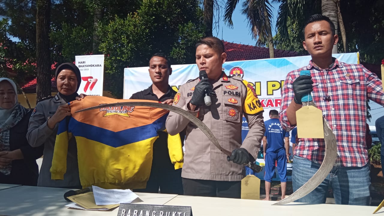 Satreskrim Polres Purwakarta amankan kelompok geng motor penganiaya warga Satreskrim Polres Purwakarta amankan kelompok geng motor penganiaya warga