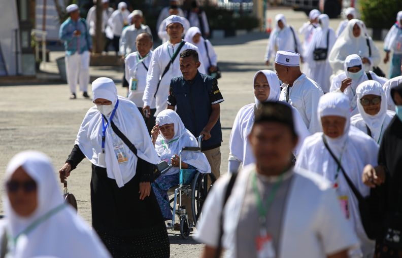 Sebanyak 6.961 peserta haji kembali ke Tanah Air hari ini