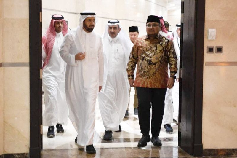 Menag sampaikan masalah layanan haji 1444 H ke Menteri Arab Saudi