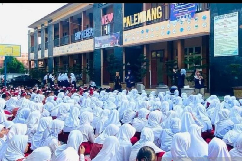 Penyuluh Kemenkumham Sumsel sosialisasikan sekolah bebas bullying Penyuluh Kemenkumham Sumsel sosialisasikan sekolah bebas bullying