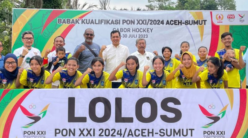 Hockey indoor putri NTB lolos PON Aceh - Sumut 2024