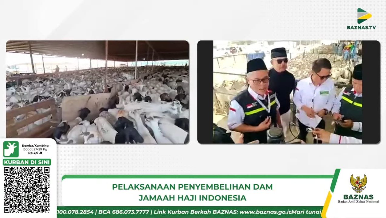 Pertama kali, BAZNAS dan Kemenag RI lakukan penyembelihan hewan Dam jemaah haji Indonesia Pertama kali, BAZNAS dan Kemenag RI lakukan penyembelihan hewan Dam jemaah haji Indonesia