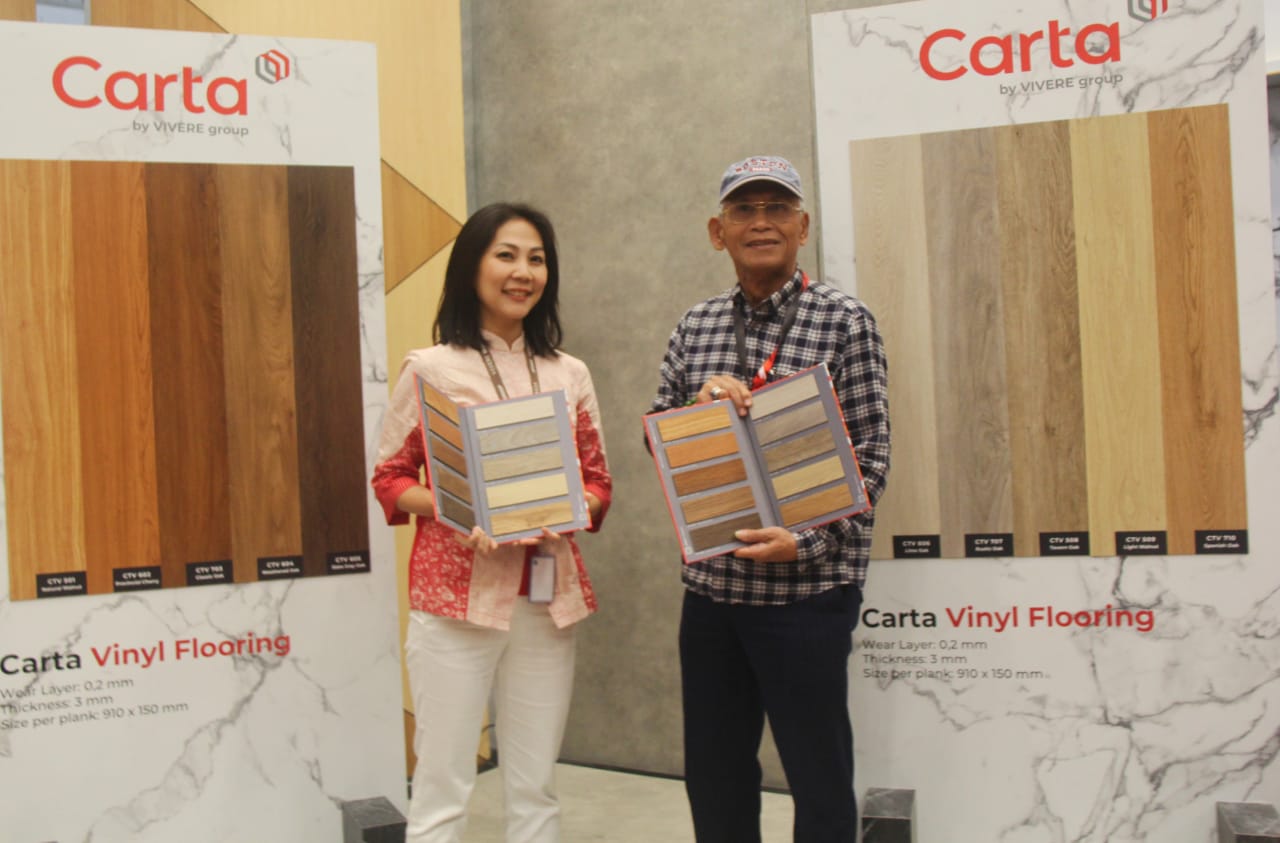 Carta luncurkan Vinyl Flooring dengan 10 desain berbeda dan pengaplikasian yang mudah Carta luncurkan Vinyl Flooring dengan 10 desain berbeda dan pengaplikasian yang mudah