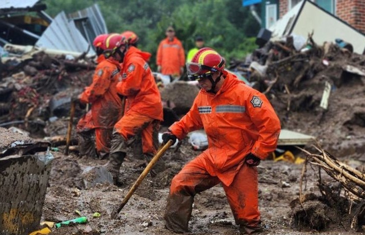 Banjir dan longsor sebabkan 32 orang tewas di Korsel