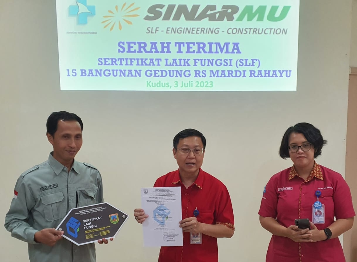 Pastikan keamanan pasien, seluruh Gedung RS Mardi Rahayu Kudus lolos SLF