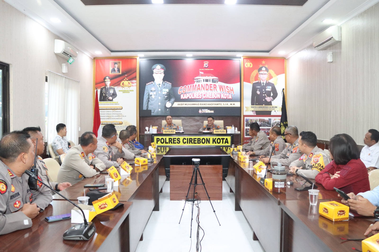 Kapolres Cirebon Kota minta anggotanya laksanakan tugas dengan Samawa Kapolres Cirebon Kota minta anggotanya laksanakan tugas dengan Samawa