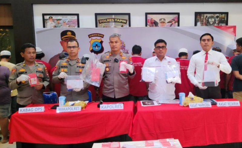 Polres Tapin tangkap 22 tersangka kurir hingga pengguna Narkoba