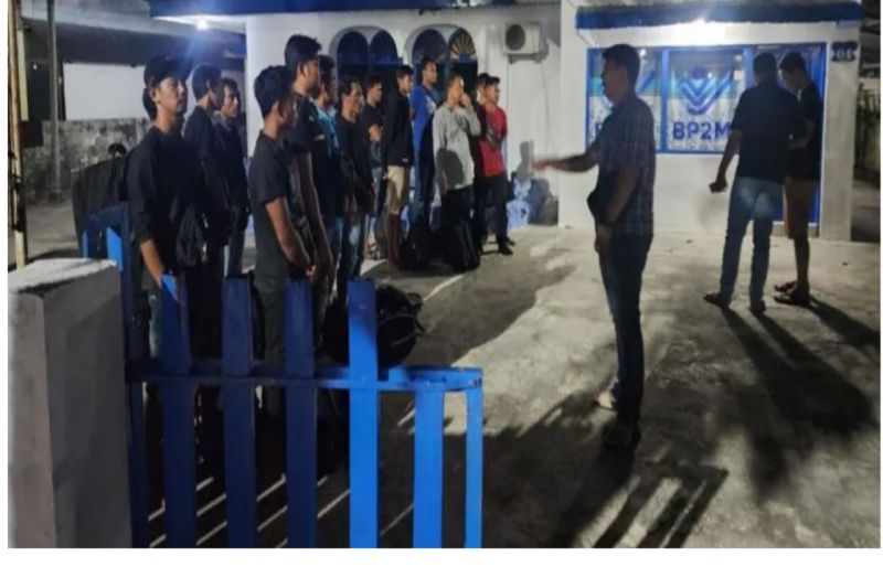 Polres Rohil gagalkan keberangkatan sembilan pekerja migran ilegal