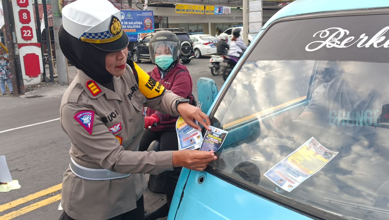 Satlantas Polres Salatiga tindak 3.378 pelanggar Satlantas Polres Salatiga tindak 3.378 pelanggar