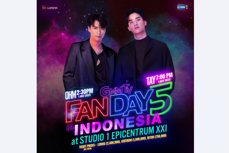 Ohm Pawat & Tay Tawan siap buat kenangan di Indonesia Juli 2023 Ohm Pawat & Tay Tawan siap buat kenangan di Indonesia Juli 2023