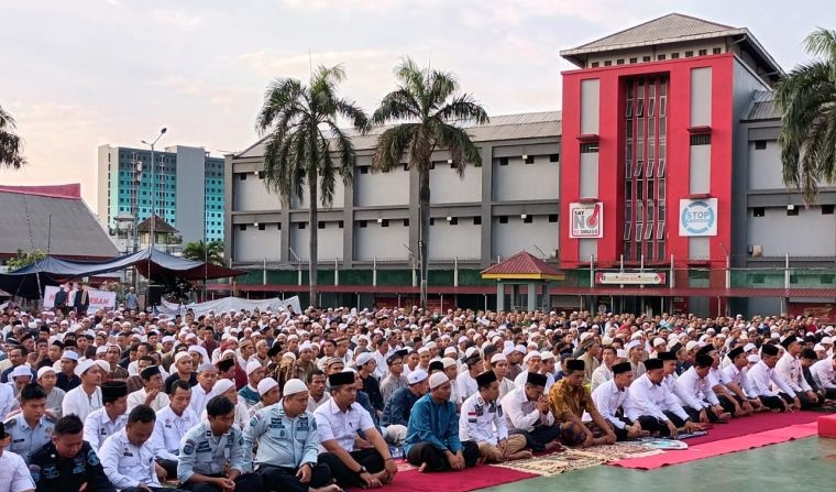 2.000 napi ikuti shalat Idul Adha di Lapas Narkotika Jakarta