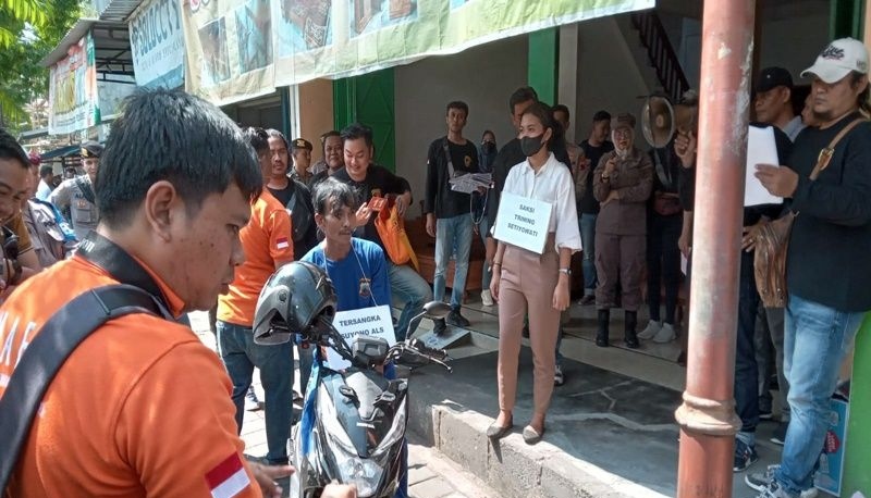 Polres Sukoharjo gelar rekonstruksi kasus mutilasi 113 adegan