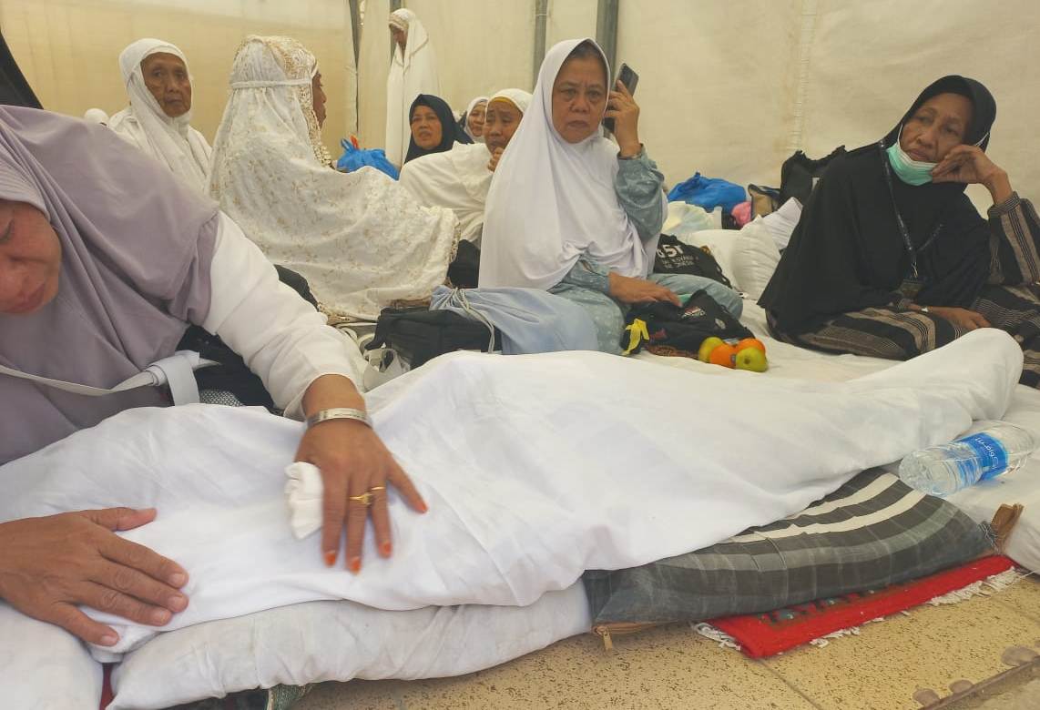 Seorang Jemaah Haji SUB-39 Wafat di Tenda Mina Seorang Jemaah Haji SUB-39 Wafat di Tenda Mina