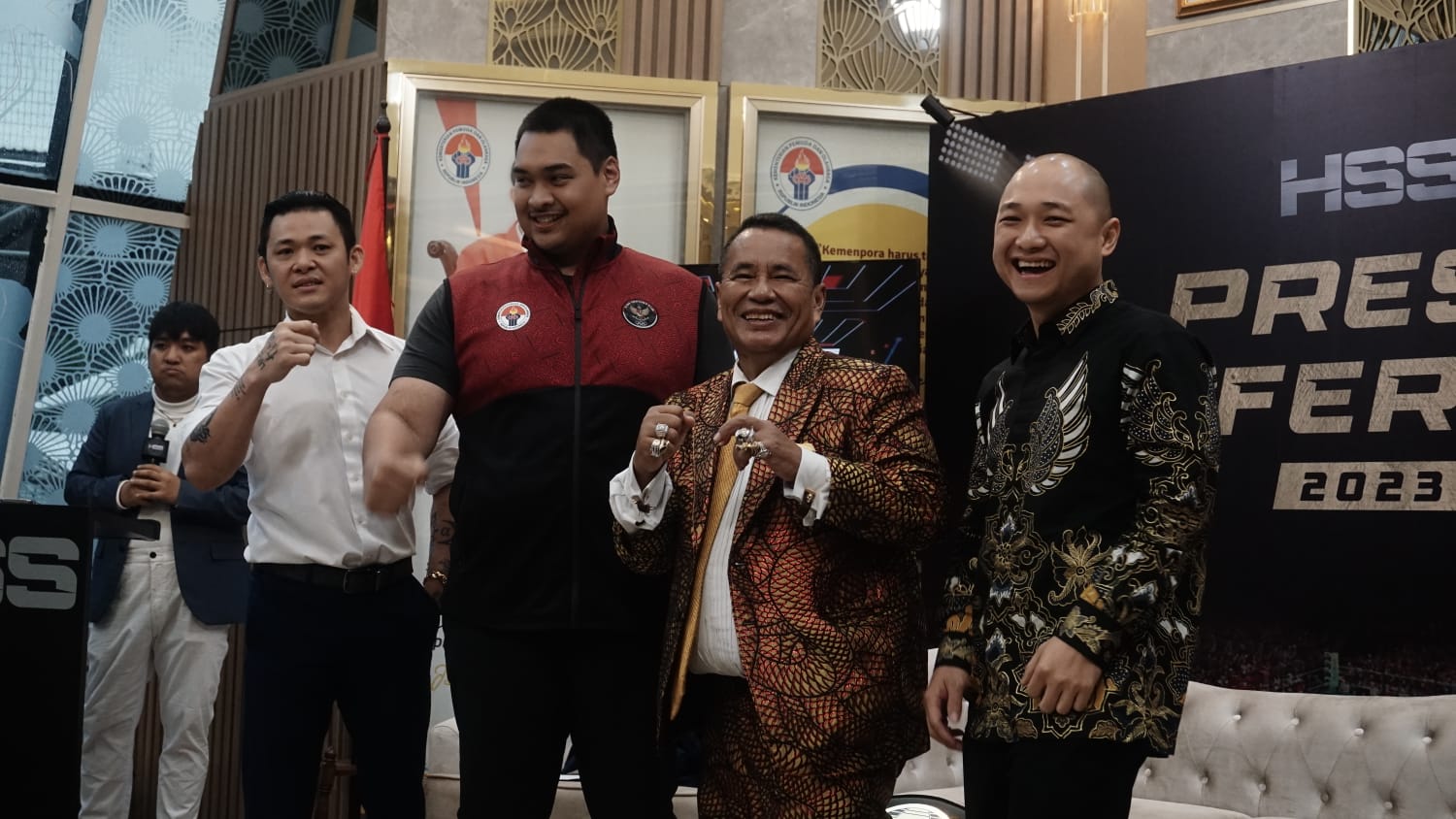 Menpora apresiasi pertandingan tinju HW Sports Show 3Â Menpora apresiasi pertandingan tinju HW Sports Show 3Â