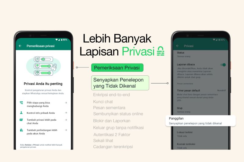WhatsApp tambah dua fitur privasi baru WhatsApp tambah dua fitur privasi baru