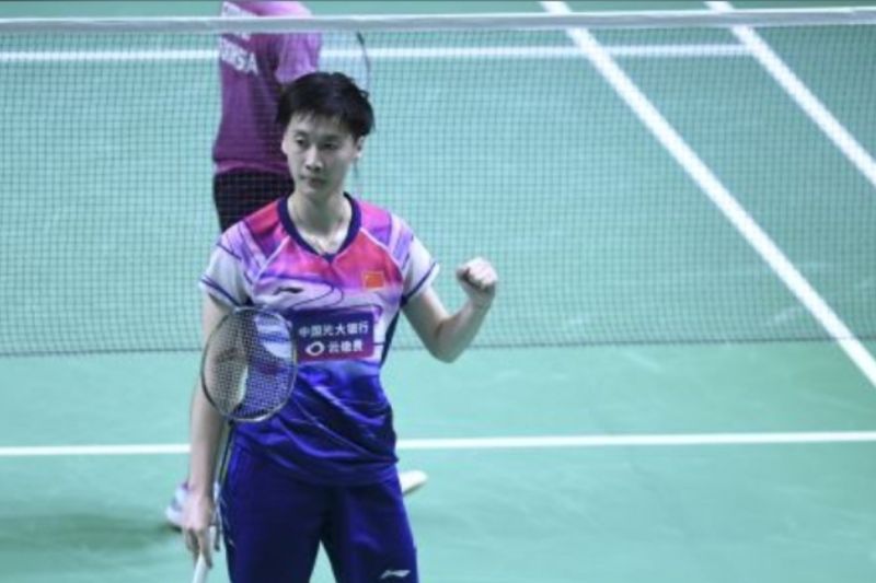 Chen hentikan kebangkitan Marin di final Indonesia Open 2023 Chen hentikan kebangkitan Marin di final Indonesia Open 2023