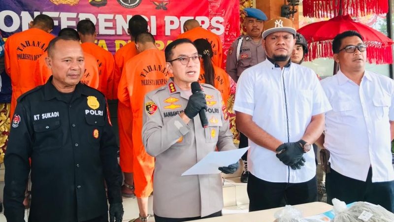 Polresta Denpasar sita 3,2 kilogram ganja dari 25 kurir