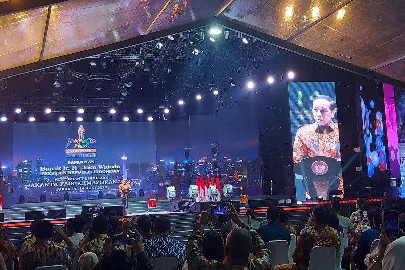 Presiden Jokowi buka Jakarta Fair Kemayoran 2023 Presiden Jokowi buka Jakarta Fair Kemayoran 2023