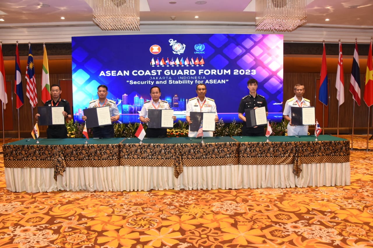 Bakamla RI dan 5 negara ASEAN sepakati draf pembentukan ASEAN Coast Guard Forum