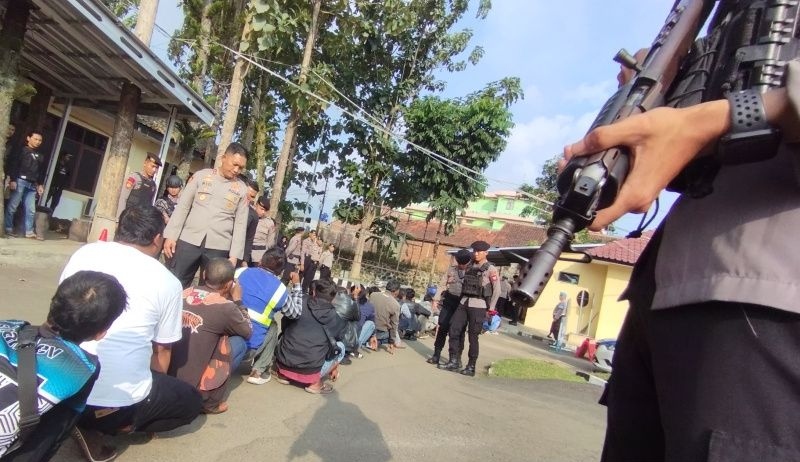 Polres Garut amankan 81 preman yang meresahkan masyarakat