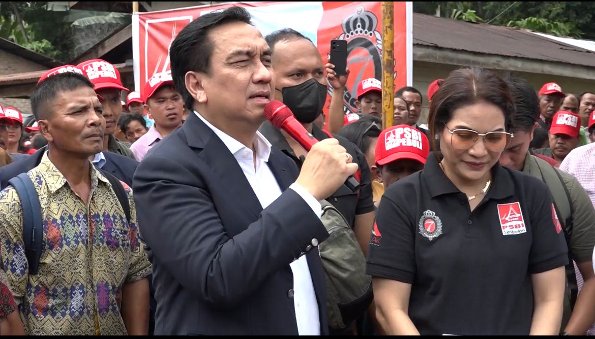 Lestarikan sejarah, ribuan anggota PSBI napak tilas ke Gunung Simbolon Lestarikan sejarah, ribuan anggota PSBI napak tilas ke Gunung Simbolon