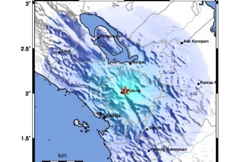 BMKG nyatakan gempa bumi di Tapanuli Utara akibat aktivitas Sesar Sumatera  