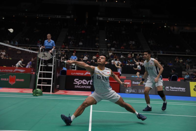 Permainan netting jadi penyelamat Pram/Yere pada awal Singapore Open Permainan netting jadi penyelamat Pram/Yere pada awal Singapore Open