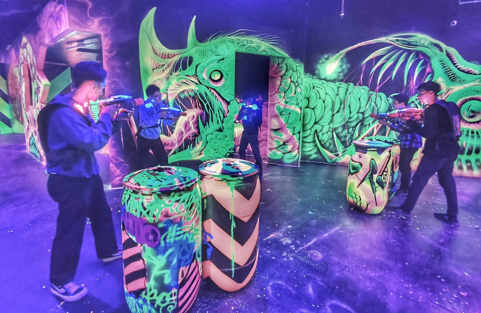 Laser Tag Arena sediakan keseruan perang laser bersama 24 pemain sekaligus