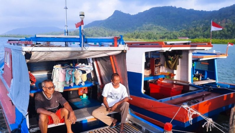 Pengungsi bencana longsor Serasan memilih tinggal di Pompong