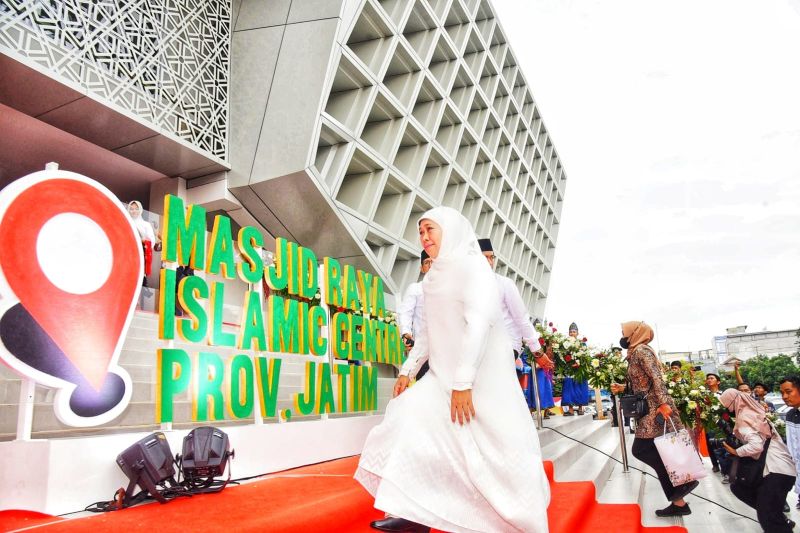 Gubernur Jatim Khofifah menyatakan bahwa Masjid Islamic Centre Surabaya siap digunakan saat Ramadhan Gubernur Jatim Khofifah menyatakan bahwa Masjid Islamic Centre Surabaya siap digunakan saat Ramadhan