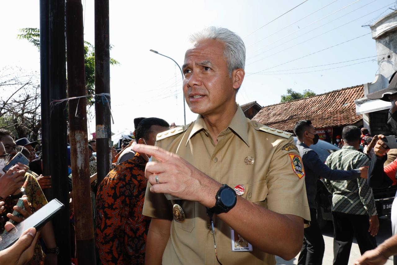 Ganjar akan revitalisasi Pasar Menden Blora Ganjar akan revitalisasi Pasar Menden Blora