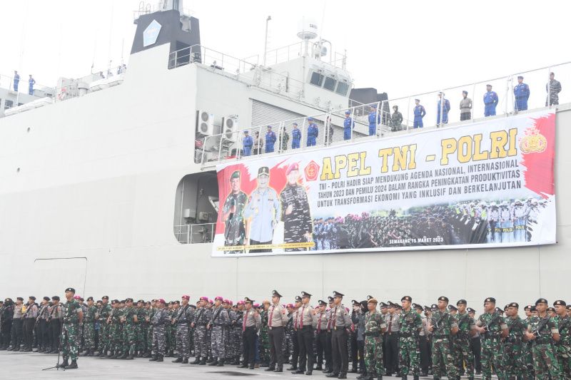 TNI-Polri di Jateng tetap solid jaga kondusivitas TNI-Polri di Jateng tetap solid jaga kondusivitas