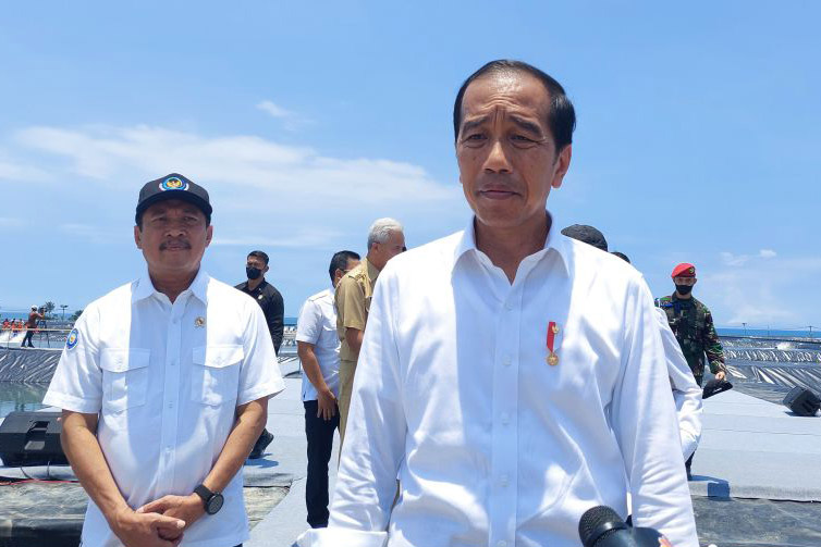 Jokowi sebut desain tambak BUBK Kebumen bakal diterapkan di NTT