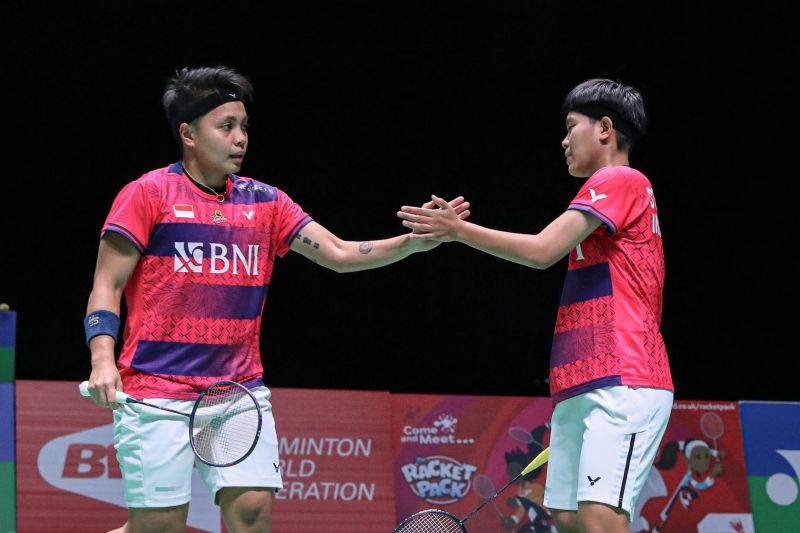 Langkah Apri/Fadia berjalan mulus pada babak pertama All England