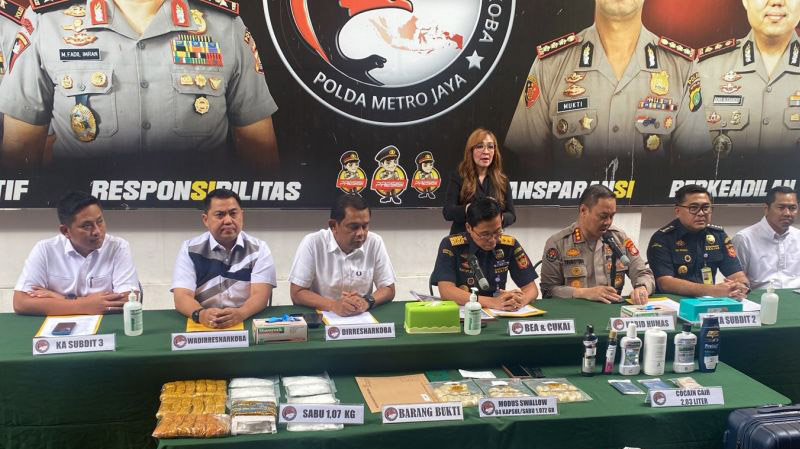 Polisi gagalkan peredaran narkoba gunakan botol sampo oleh WN Brazil
