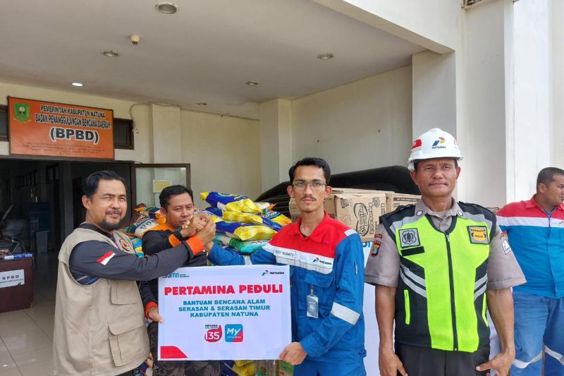 Pertamina kirim bantuan logistik untuk korban longsor Serasan Natuna Pertamina kirim bantuan logistik untuk korban longsor Serasan Natuna