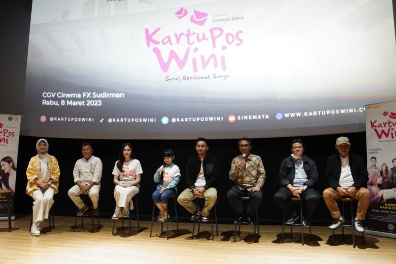 Pos Indonesia dukung film Kartu Pos Wini Beralamat Surga Pos Indonesia dukung film Kartu Pos Wini Beralamat Surga