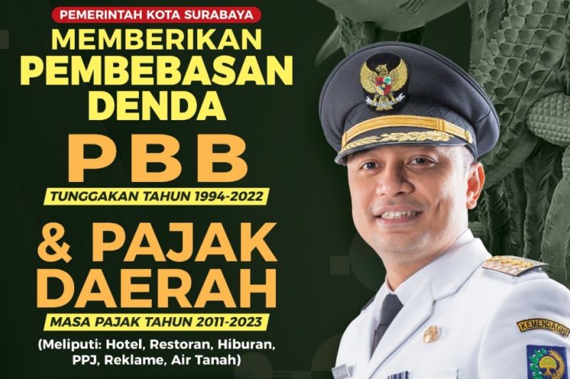 Pemkot Surabaya bebaskan sanksi denda PBB jelang HJKS ke-730