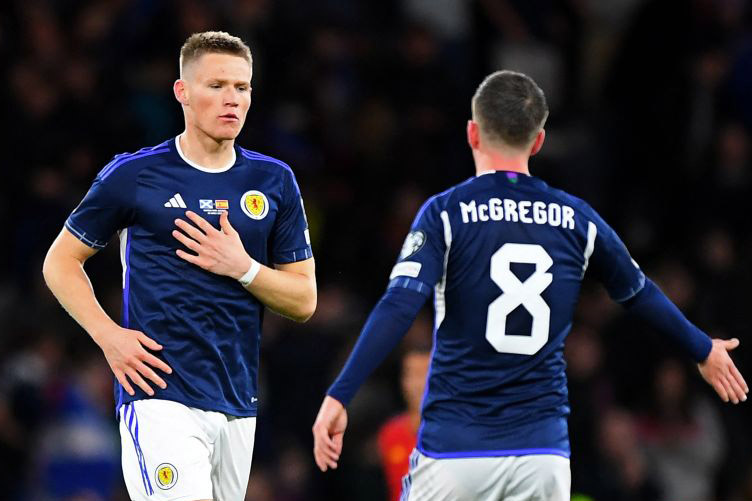Dua gol Scott McTominay bantu timnas Skotlandia tumbangkan Spanyol Dua gol Scott McTominay bantu timnas Skotlandia tumbangkan Spanyol
