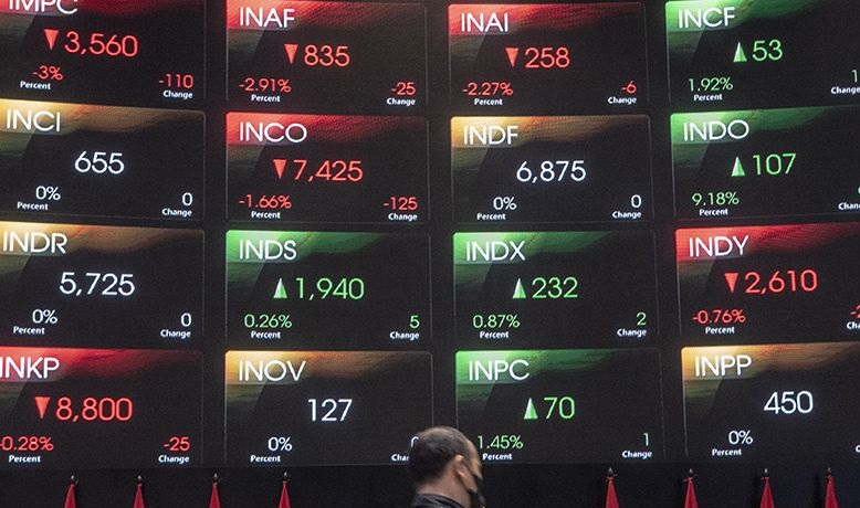 IHSG Senin pagi dibuka melemah 13,62 poin