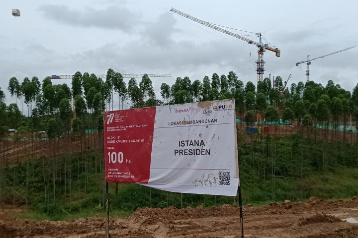 Rata-rata capaian pembangunan KIPP IKN 23 persen