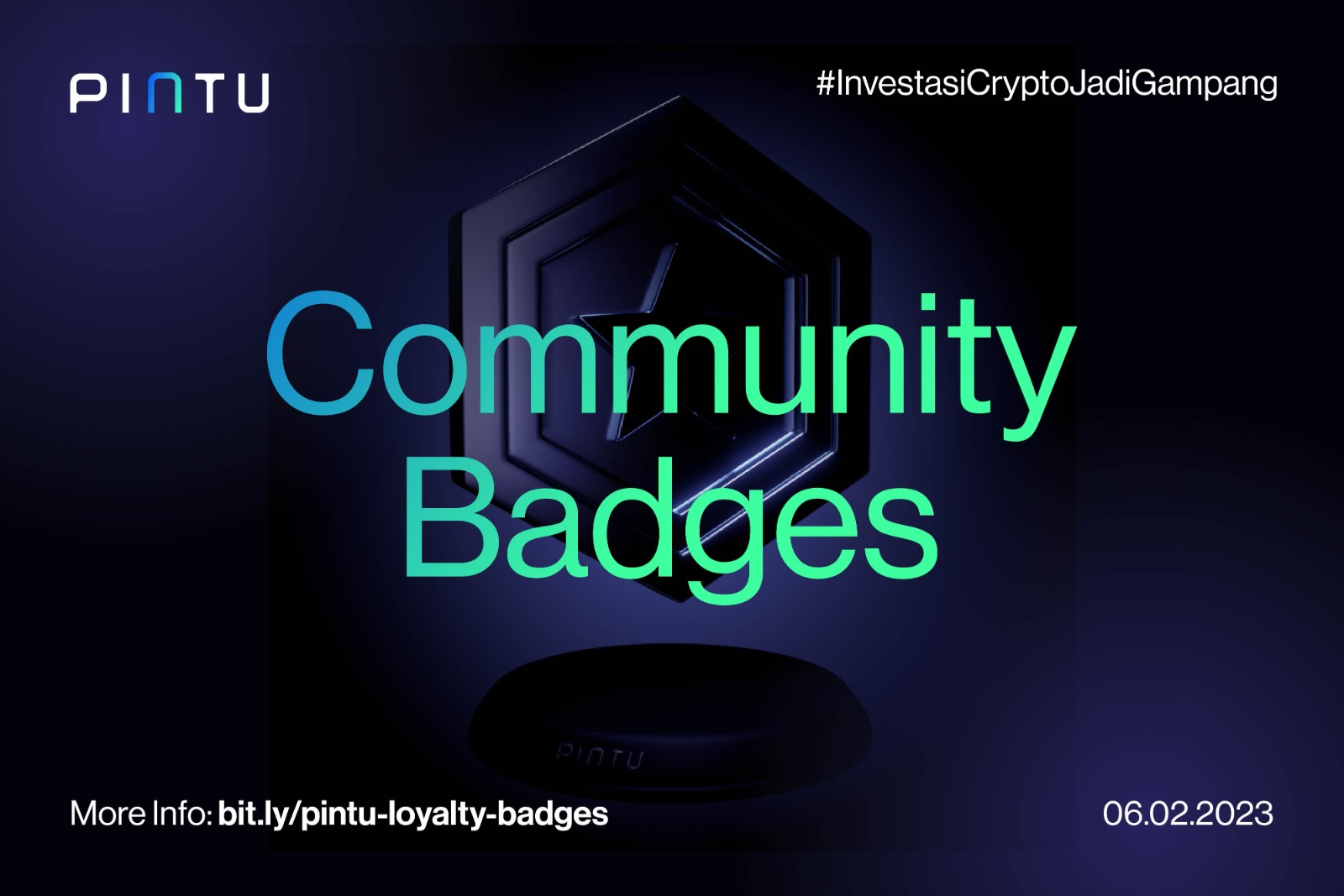 Aplikasi PINTU luncurkan Community Badges untuk transaksi NFT