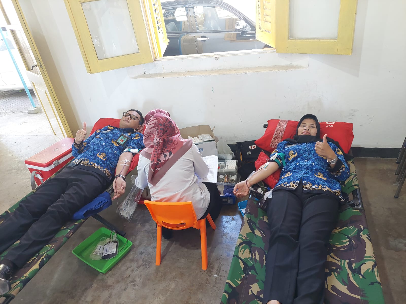 Aksi solidaritas, pegawai Rutan Salatiga gelar donor darah Aksi solidaritas, pegawai Rutan Salatiga gelar donor darah