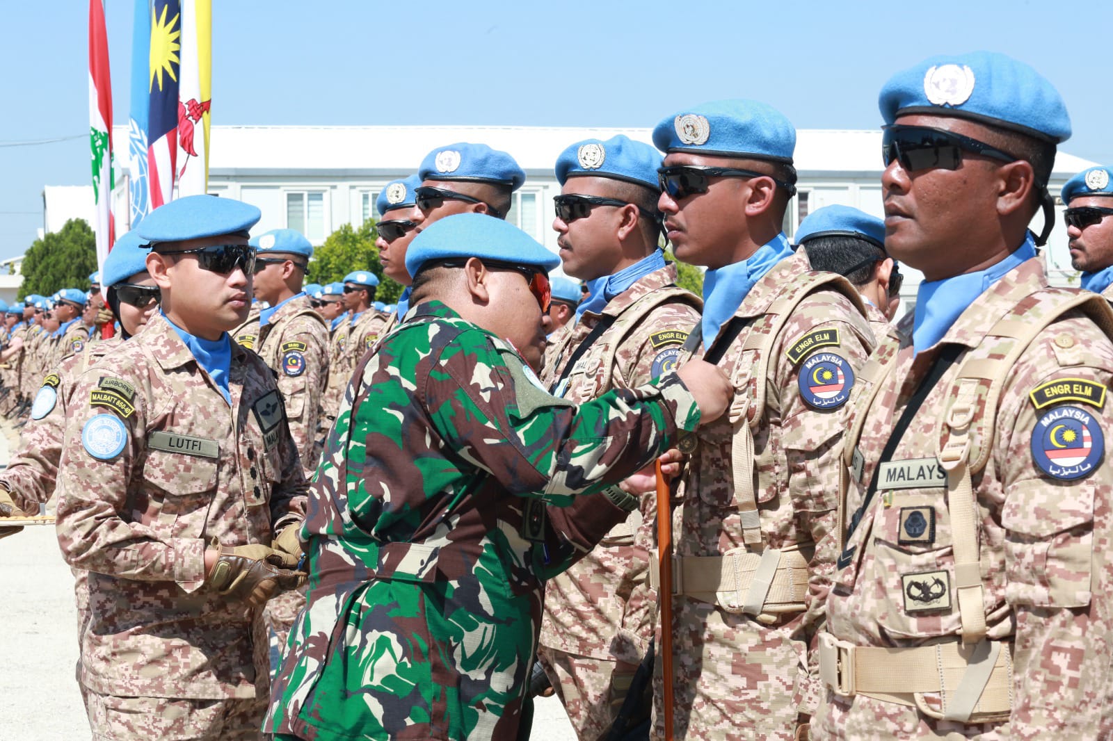 Dansatgas FHQSU XXVI-01 hadiri Medal Parade Malbatt Dansatgas FHQSU XXVI-01 hadiri Medal Parade Malbatt