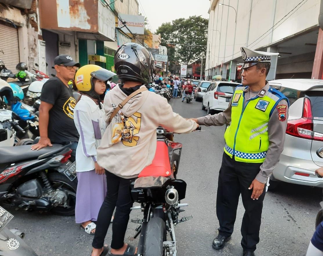 Bikin resah, Polres Kudus razia knalpot brong
