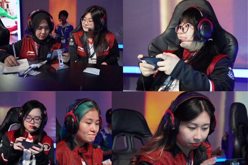 Timnas MLBB putri siap berlaga di grand final usai kemenangan beruntun Timnas MLBB putri siap berlaga di grand final usai kemenangan beruntun